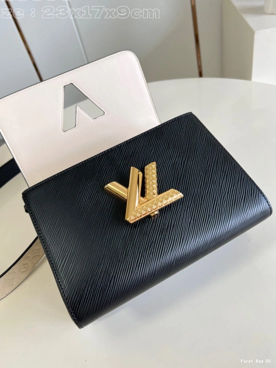 First bag ru TWIST LOUIS MM-23*17*9.5CM VUITTON 0715